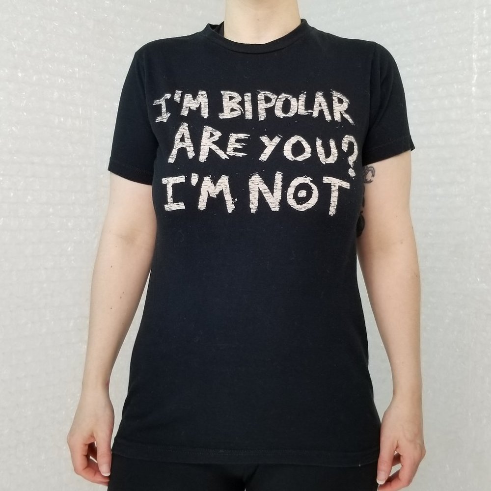 Hot Topic I'm Bipolar, Are you? I'm Not tshirt